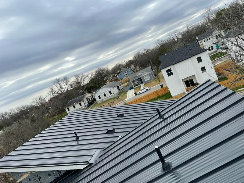 Standing seam metal roof panels with vents for Skylight Repair in Eastampton